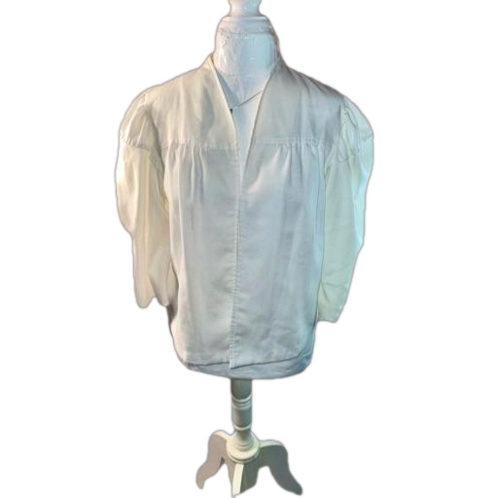 Made in USA JCPenny's Vintage Off White Bolero No Buttons Grannycore SZ 17/18